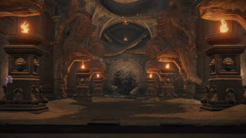 【質問】獣の神殿でて右のほうの崖下ってどうやっておりるの？